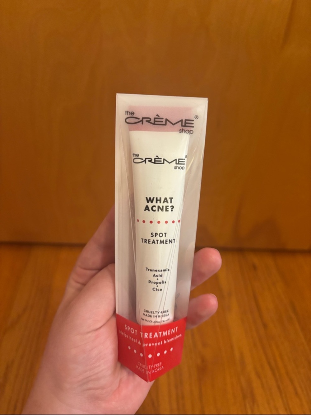 The Crème Shop What Acne? Spot Treatment - White & Red